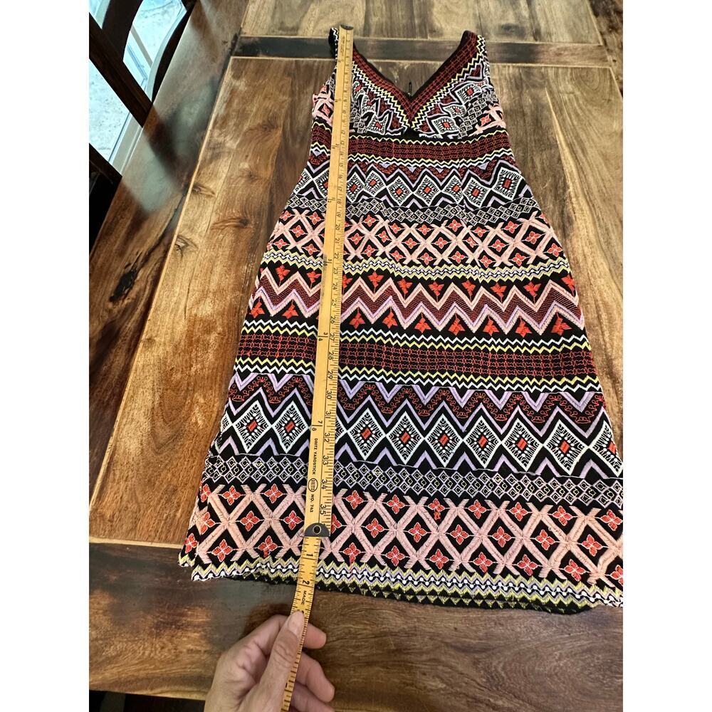 Anthropologie Akemi + Kin Women's Multicolor Embroidered Midi Dress Size 6 - Picture 5 of 11